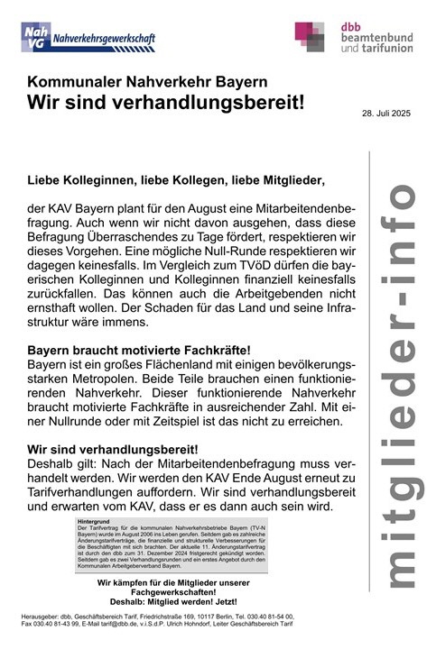 Info DBB Befragung 2025